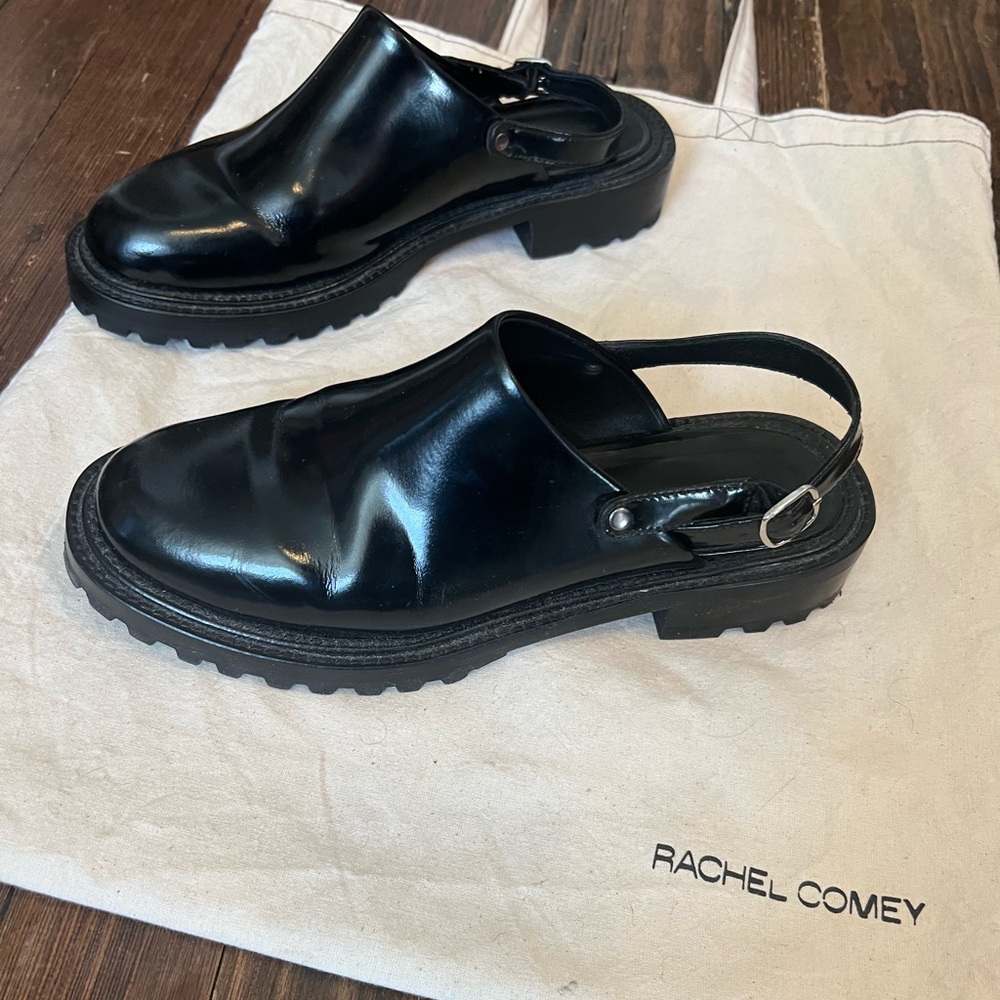 Rachel Comey Gilly Clogs Patent Leather SZ 7 - Picture 10 of 16